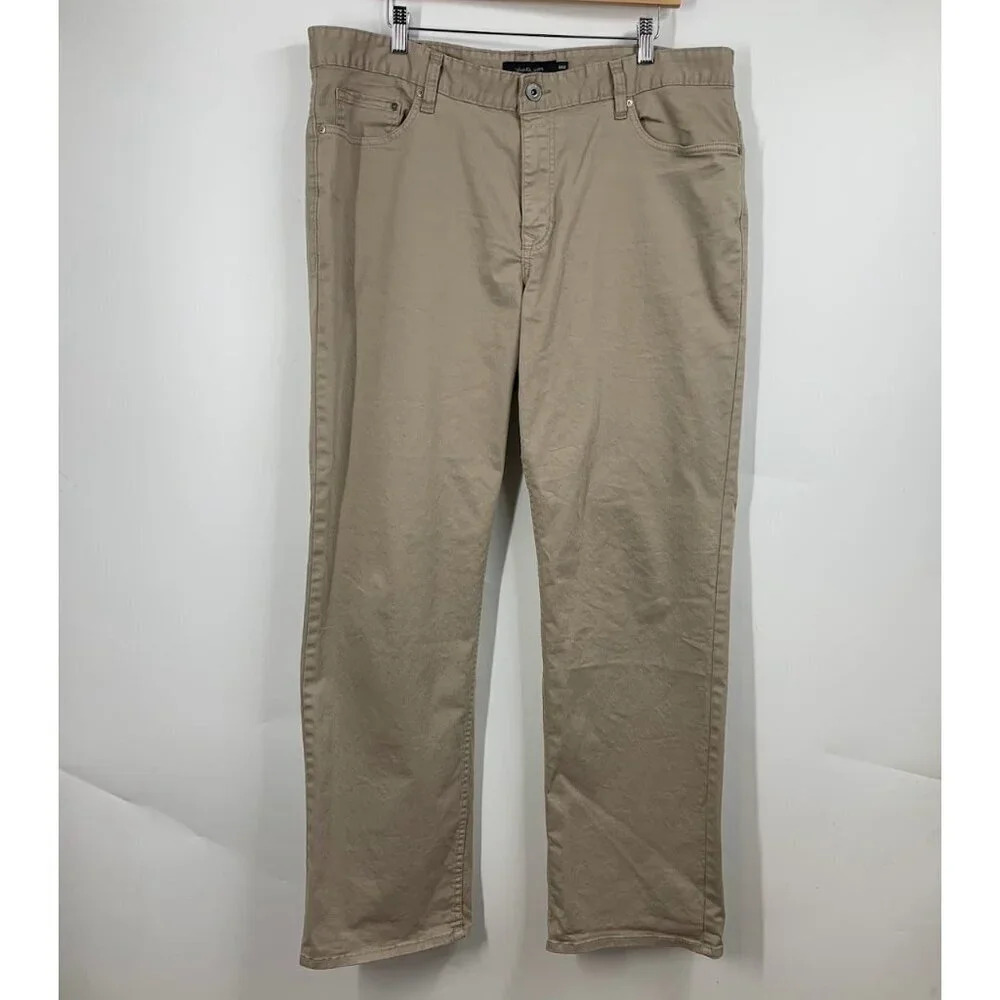 Calvin Klein Jeans Men's Straight Cotton 5 Pocket Straight Leg Chino Size 38x32